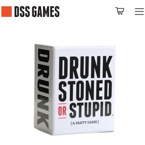 New in box Drunk Stones or Stupid Party Game